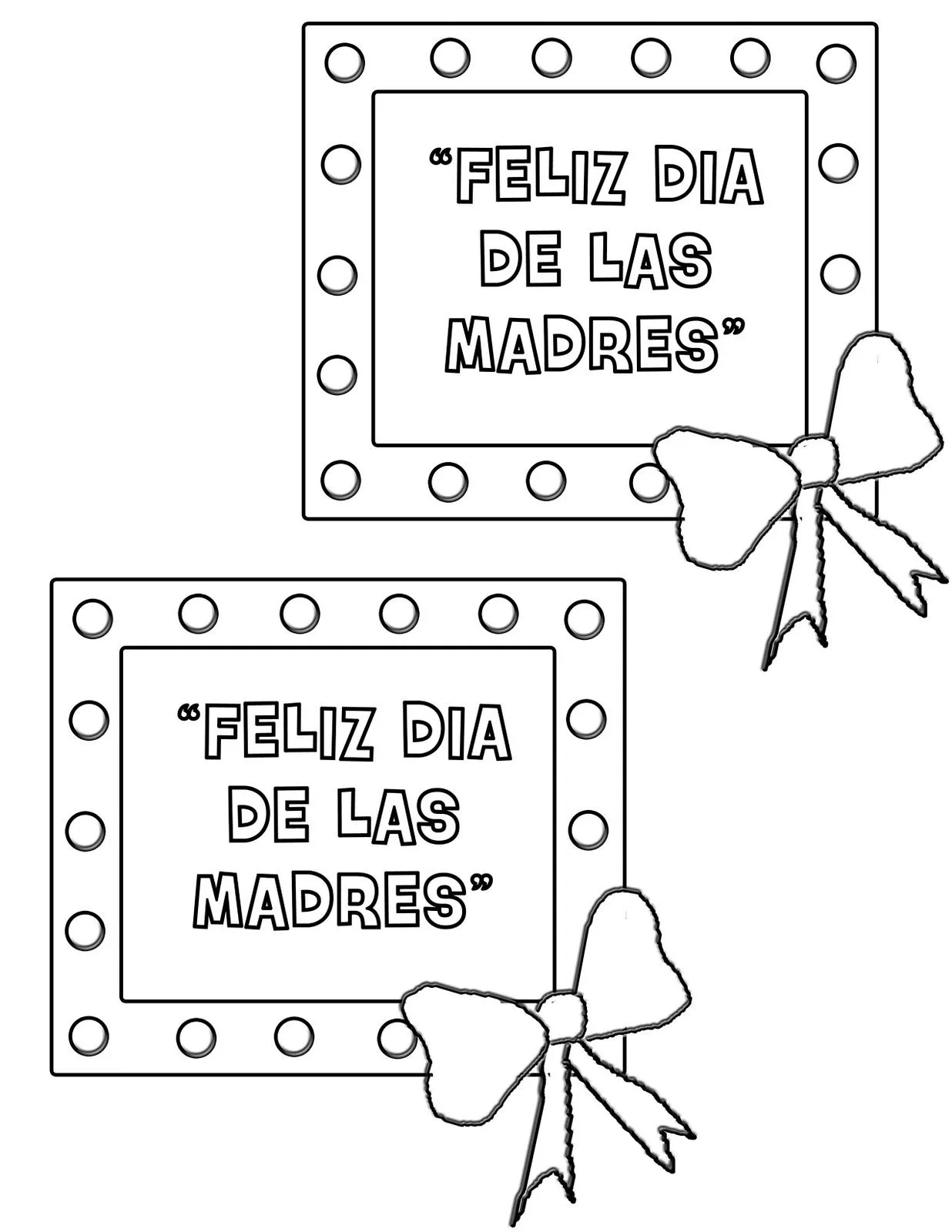 COLOREA TUS DIBUJOS: Feliz Día de las madres para colorear