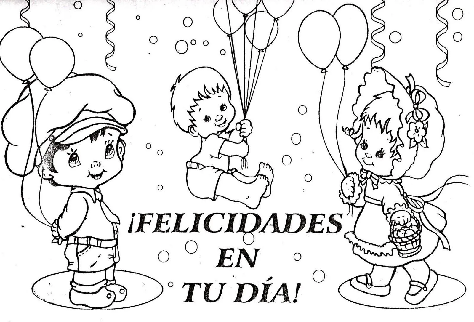 COLOREA TUS DIBUJOS: Globos