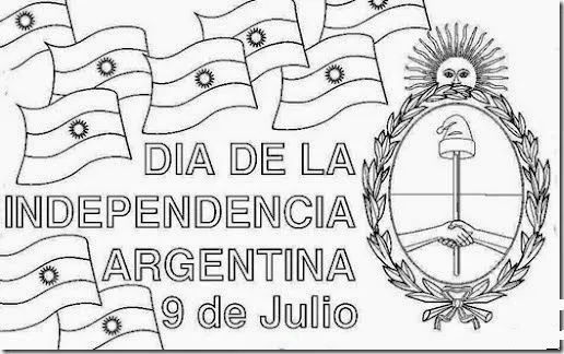 COLOREA TUS DIBUJOS: Dia de La Independencia para colorear