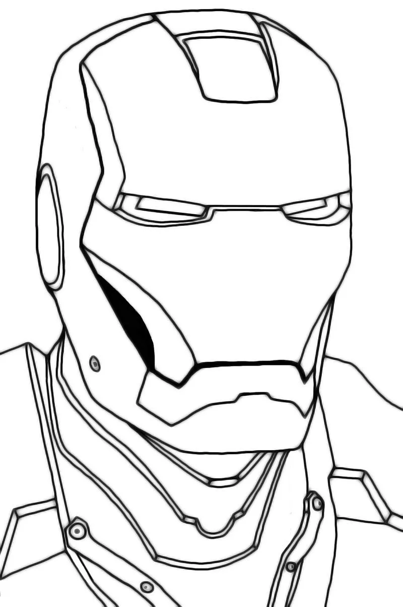 COLOREA TUS DIBUJOS: Iron Man para colorear y pintar