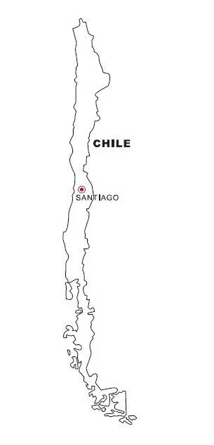 Mapa de chile para colorear - Imagui