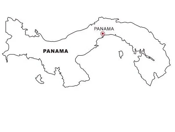 COLOREA TUS DIBUJOS: Mapa de Panamá para colorear