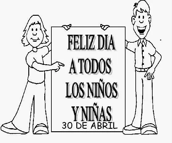 COLOREA TUS DIBUJOS: dia del Niño para Colorear