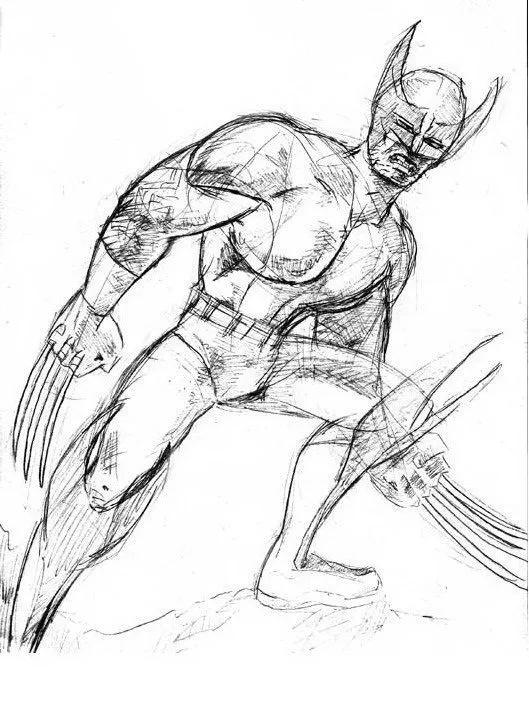 COLOREA TUS DIBUJOS: Wolverine para colorear y pintar