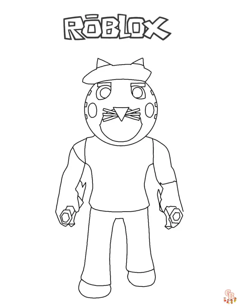 Colorea tu mundo con Zizzy Roblox Coloring Pages