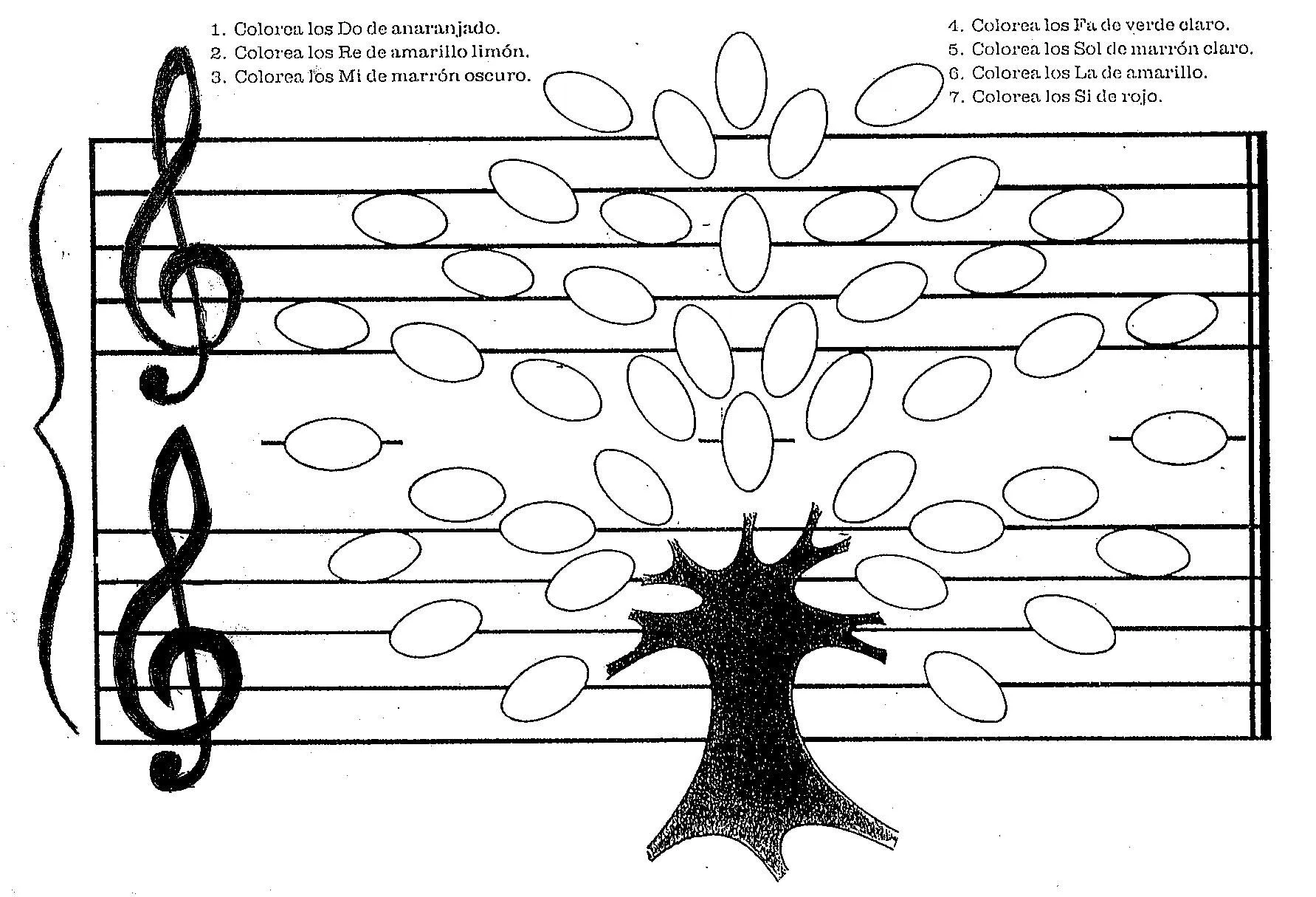 Colorea las notas | Mcarmenfer's Blog