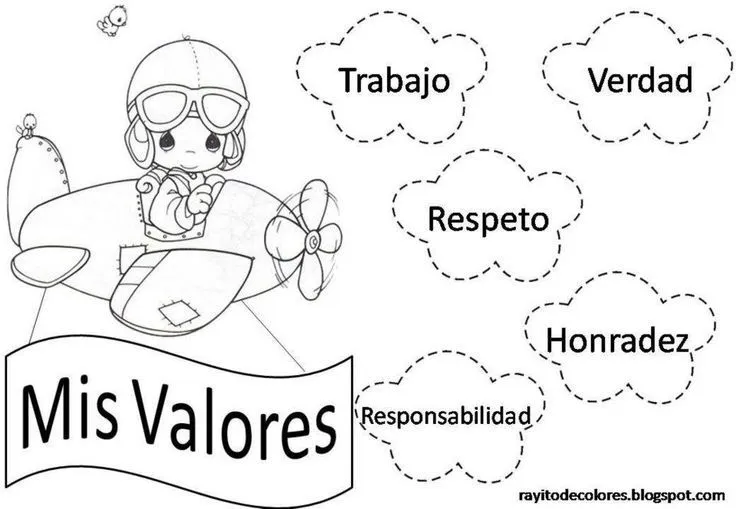 Colorea y valores | Educación | Pinterest