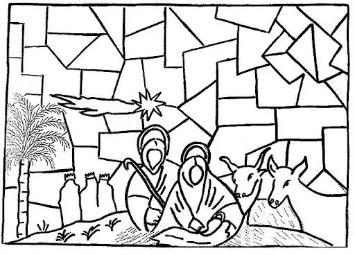 COLOREA TUS VIDRIERAS DE NAVIDAD. ADORNOS DE NAVIDAD PARA COLOREAR