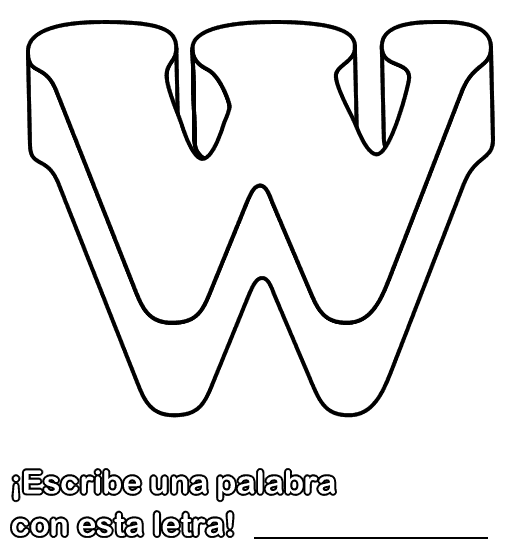 Dibujo por la w - Imagui