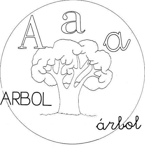 COLOREAR ABECEDARIO CON ANIMALES PARTE 1