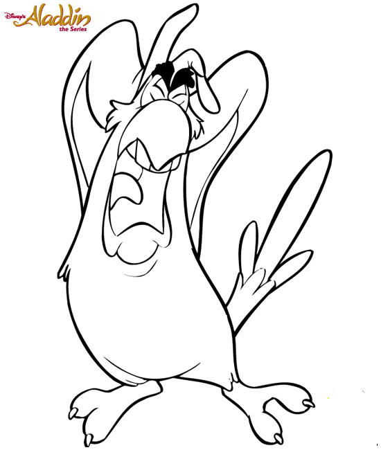 Colorear Aladino uno | CIBERCUENTOS