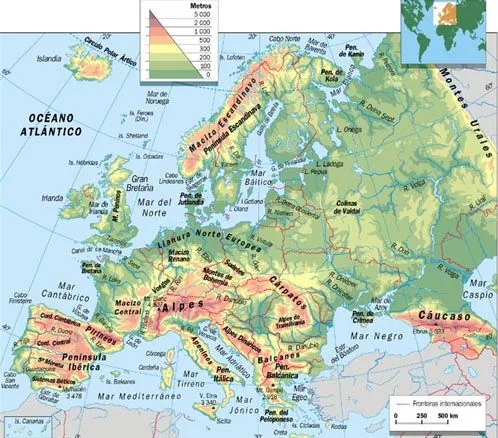 COLOREAR Y APRENDER MAPAS DE EUROPA PARA IMPRIMIR