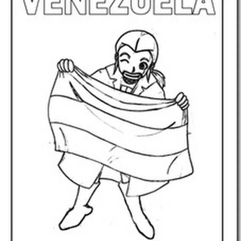 Colorear día de la Bandera Venezuela - Jugar y Colorear