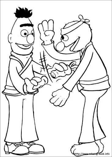 COLOREAR BARRIO SESAMO