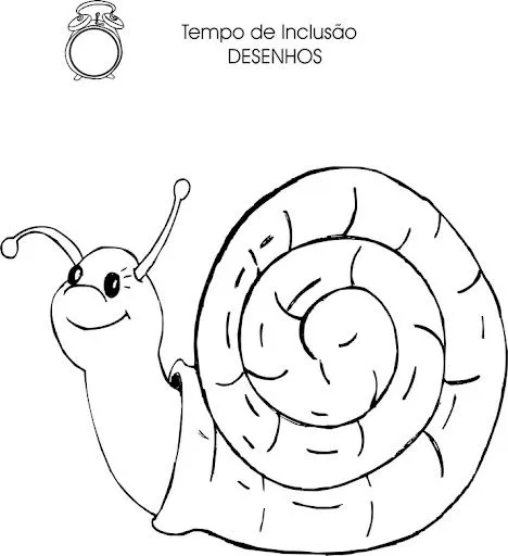 COLOREAR CARACOL DIBUJOS DE CARACOLES