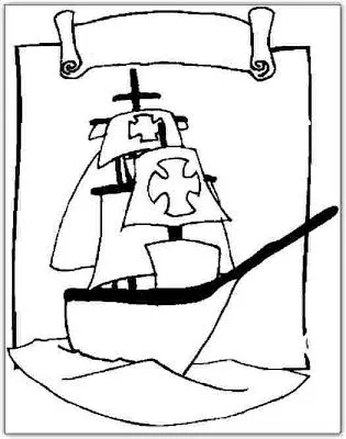 Colorear Cristóbal Colón | Jugar y colorear