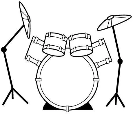 COLOREAR DIBUJOS DE BATERIAS