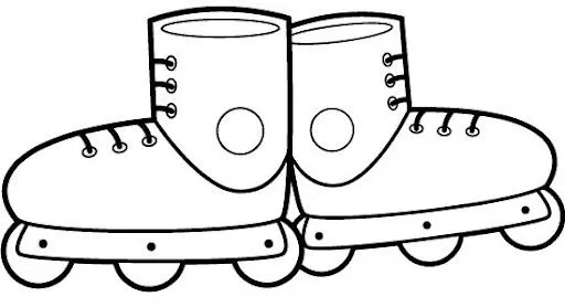COLOREAR DIBUJOS DE PATINES | Dibujos para colorear