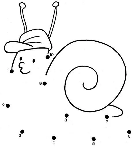 COLOREAR DIBUJOS DE PUNTOS PREESCOLAR | Dibujos para colorear