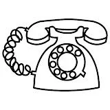 COLOREAR DIBUJOS DE TELEFONOS