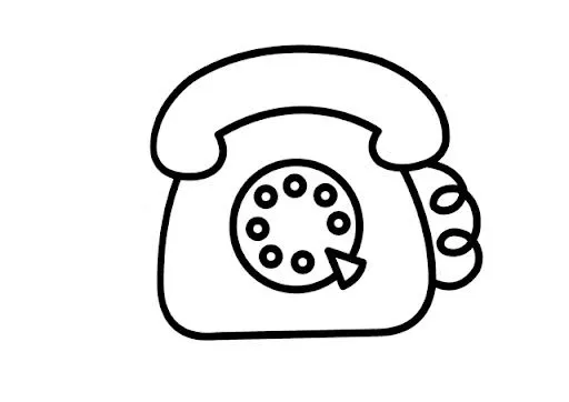 COLOREAR DIBUJOS DE TELEFONOS | Dibujos para colorear