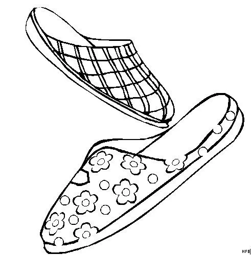 COLOREAR DIBUJOS DE ZAPATILLAS | Dibujos para colorear