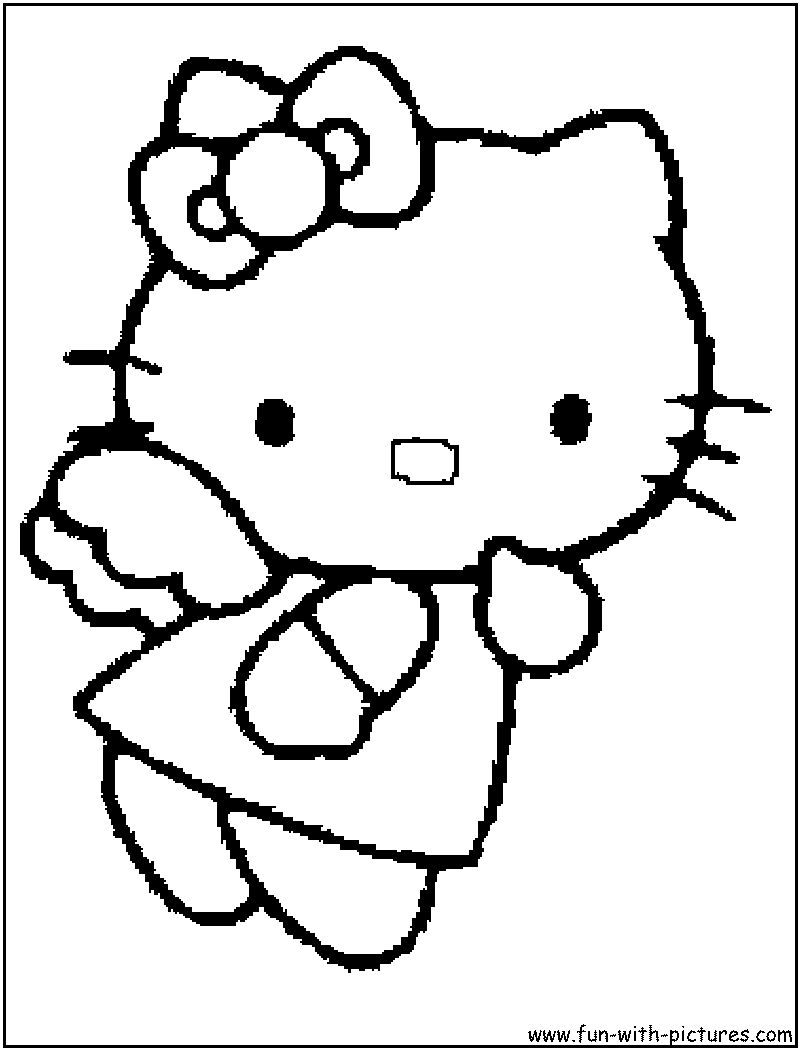 Hello kitty para colorear e imprimir - Dibujos para colorear - IMAGIXS