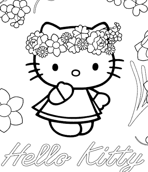  ... para Colorear y Manualidades: Dibujos para colorear de hello kitty