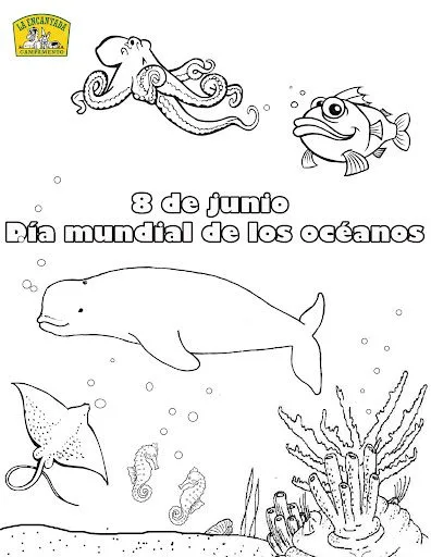 Colorear el mar | Manualidades InfantilesManualidades Infantiles