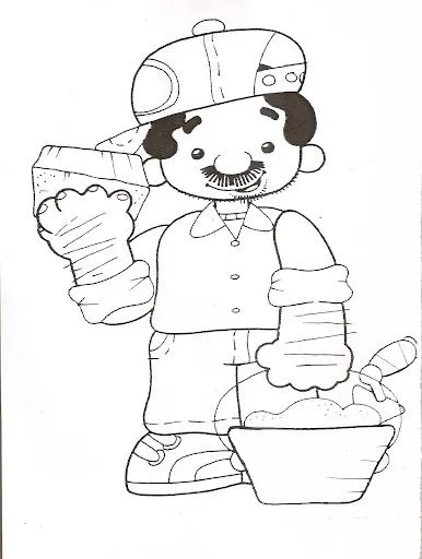 COLOREAR OFICIOS DIBUJOS PARA PINTAR E IMPRIMIR DE OFICIOS