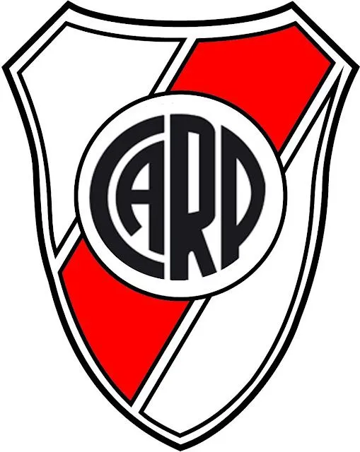 Colorear Pintar: Escudo del Club Atlético River Plate