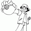  para colorear Pokemon - Ash y la Pokeball - Dibujos de Pokémon ...