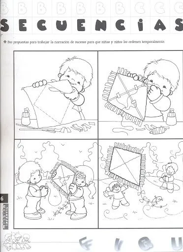 COLOREAR SECUENCIAS TEMPORALES PARA NIÑOS | infantil 2.0