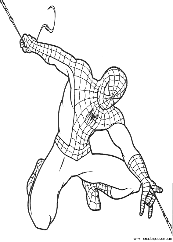 Colorear Spiderman 14