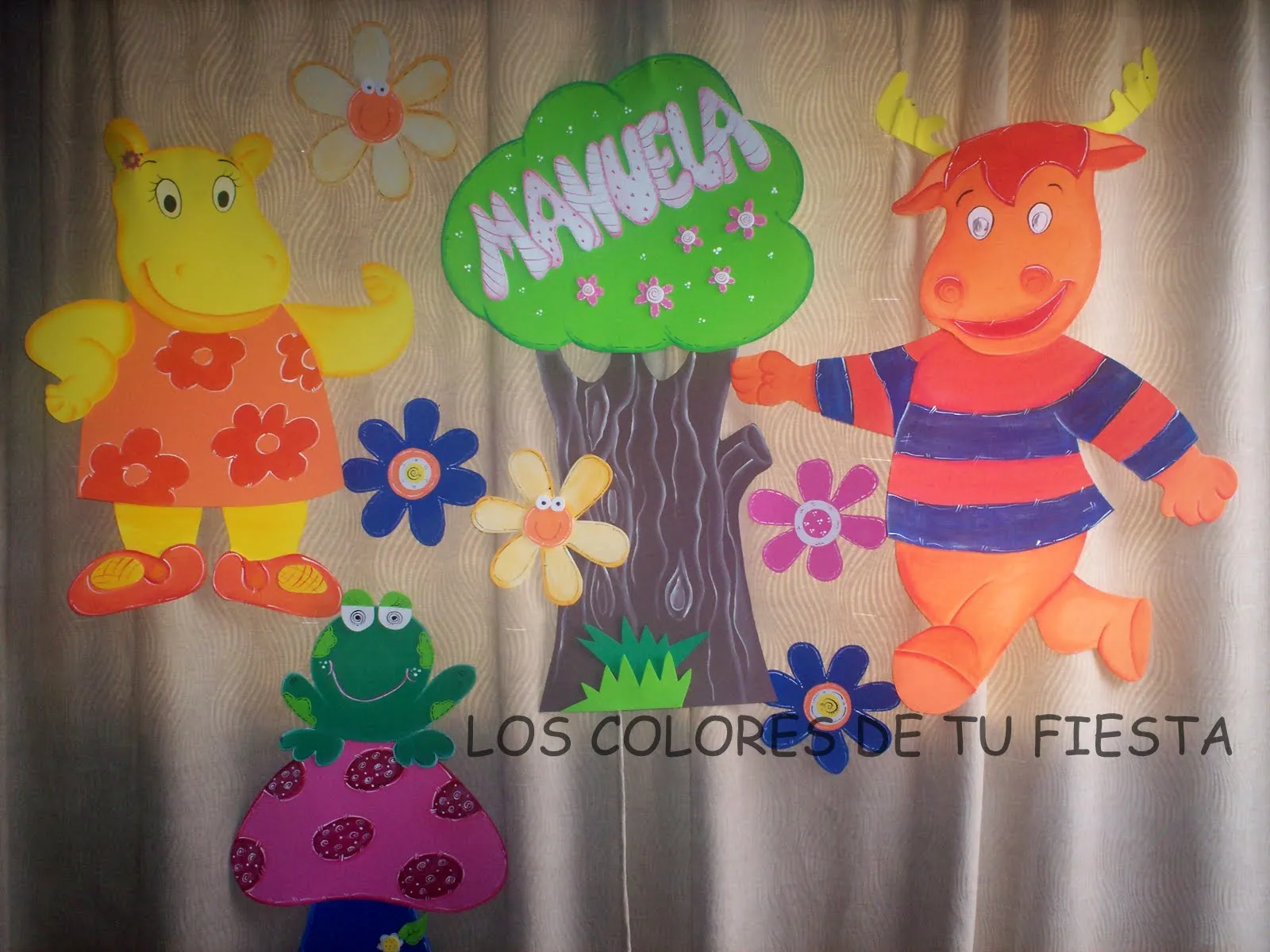 los colores de tu fiesta: LOS BACKYARDIGANS EN EL CUMPLE DE MANUELA...