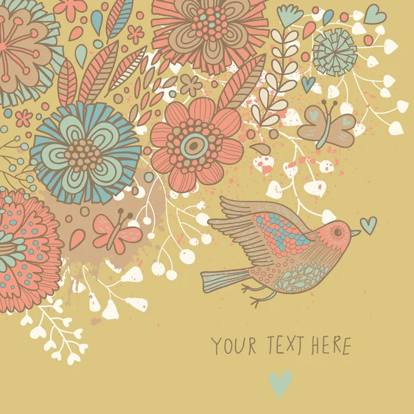 colores de fondo vintage. pastel de color papel tapiz floral con ...