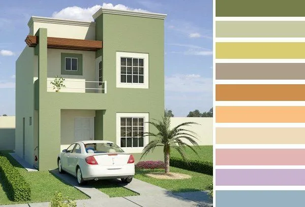 Colores para frentes de casas - Saber y Hacer | Decoración | Pinterest