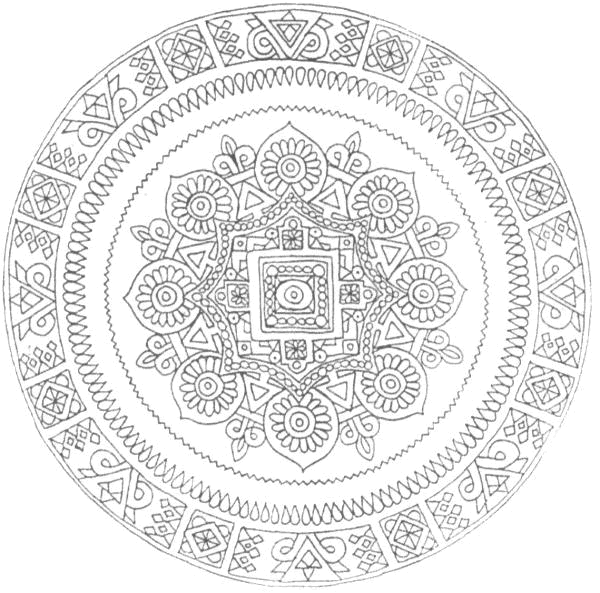 coloriage mandala tres difficile 2 | coloring pages | Pinterest