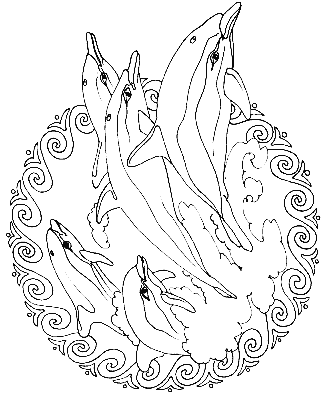 coloriage mandala a imprimer de bratz