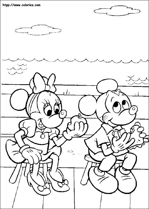 Coloriage Mickey, choisis tes coloriages Mickey sur coloriez .