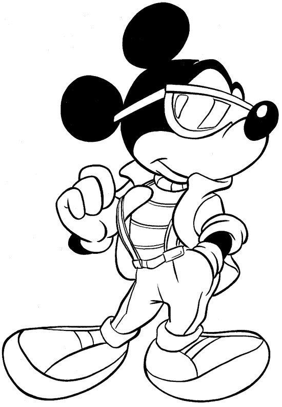 COLORIAGE MICKEY | Coloringpages321.