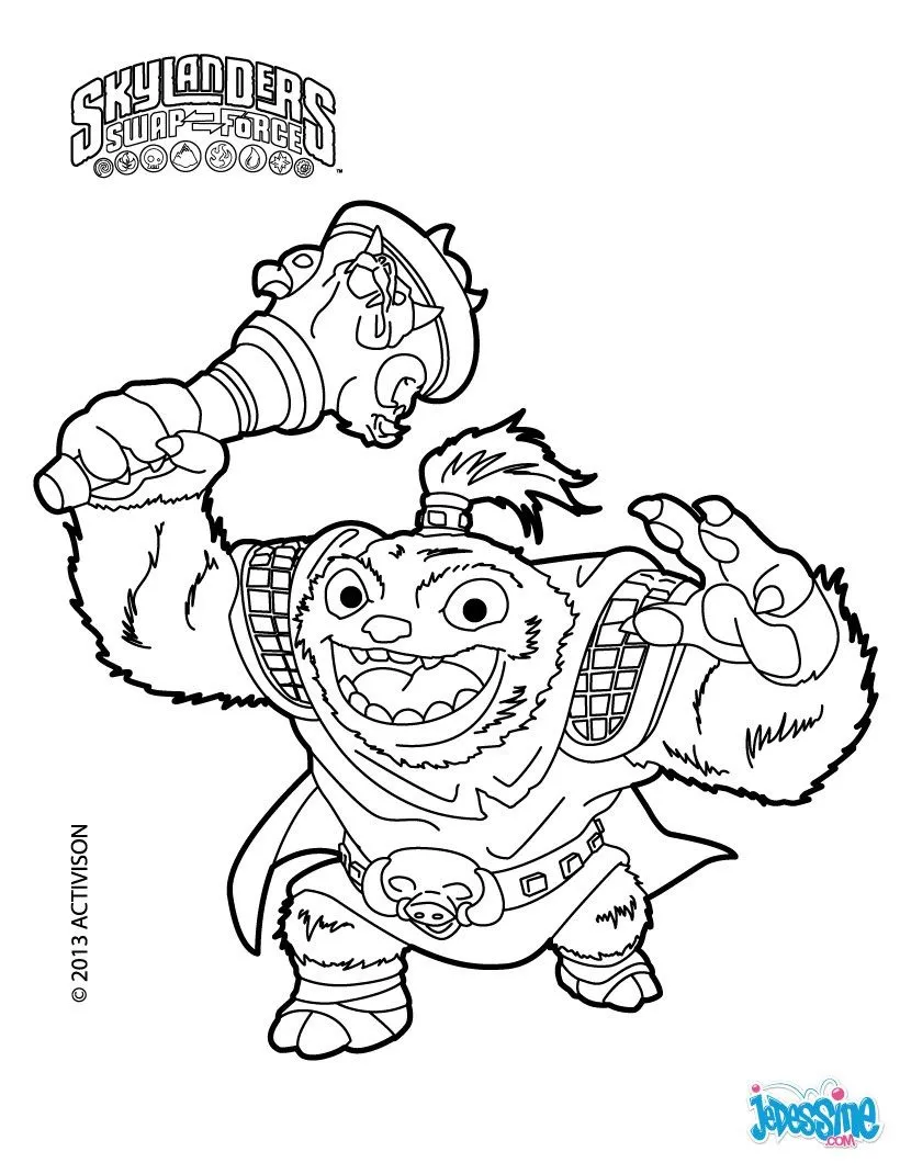 Coloriage Skylander Countdown Car Pictures