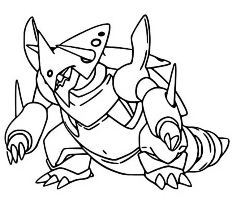 Coloriages Pokemon mega evolues Coloriage