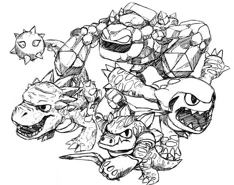 Coloriages Skylanders Coloriage