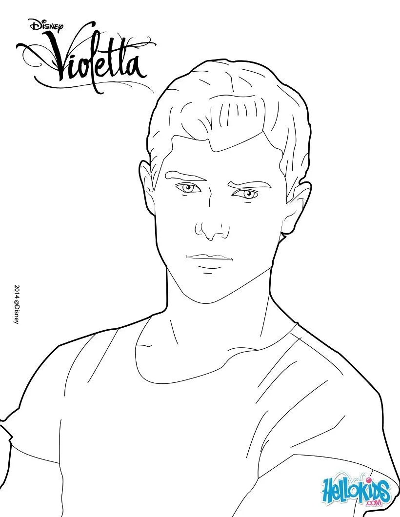 Coloriages VIOLETTA - Diego Hernández Casal