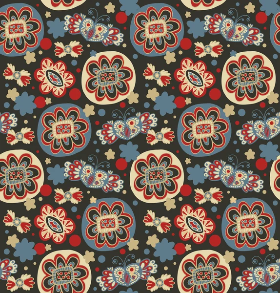 Coloridos patrones florales sin fisuras. textura de la tela de ...