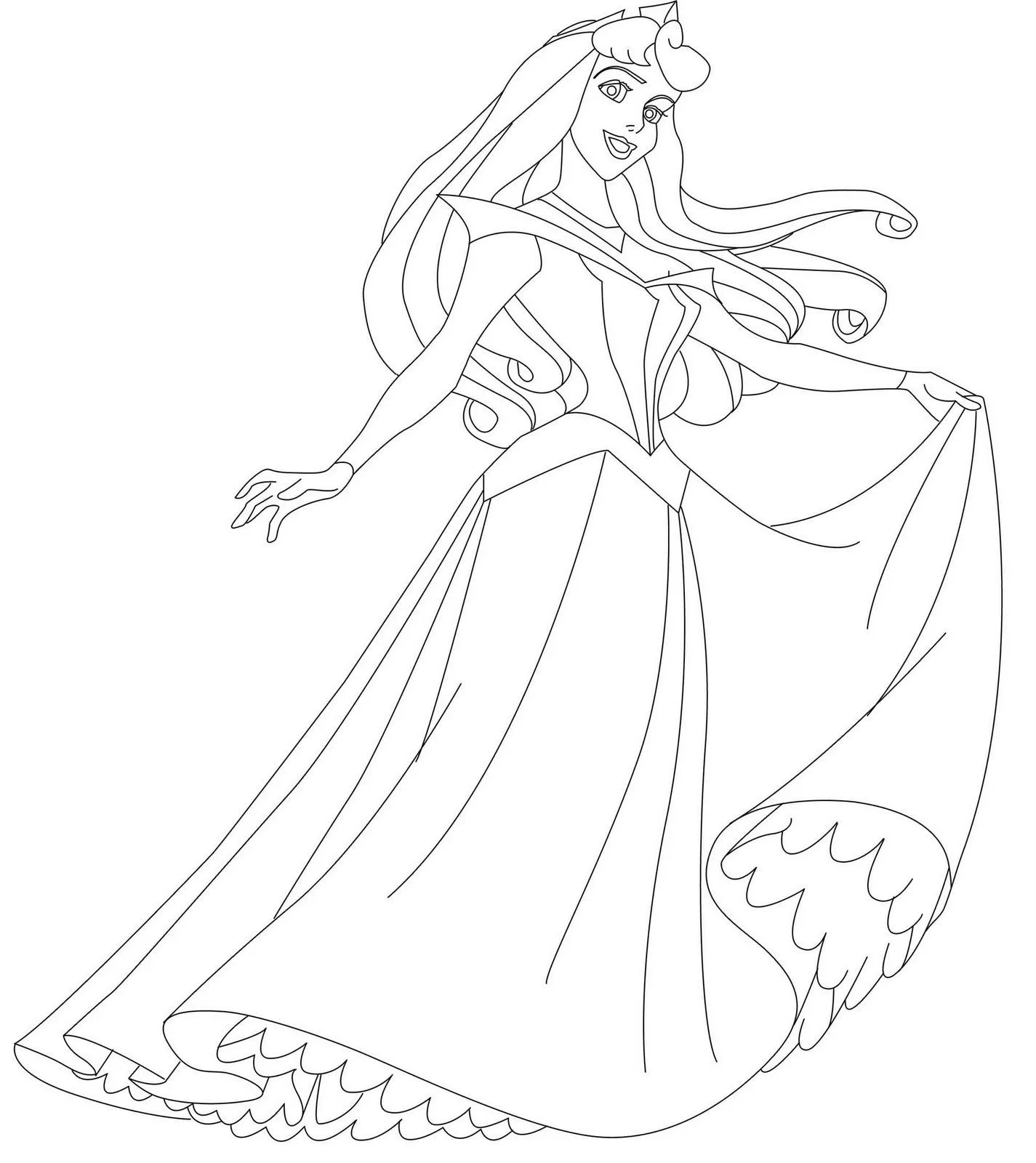 Colorindo e Desenhando: Princesas para colorir