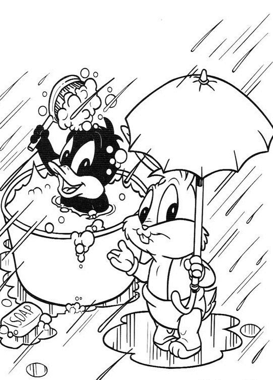 Coloring Page - Baby looney tunes coloring pages 40