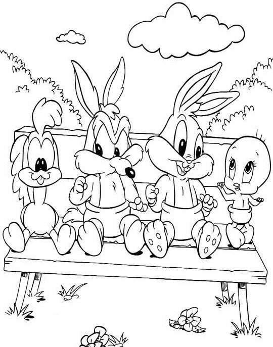 Coloring Page - Baby looney tunes coloring pages 17