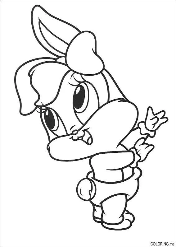 Coloring page : Baby tunes Bugs Bunny - Coloring.